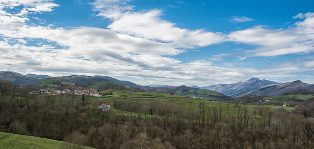Pyrenees landscape in Navarra