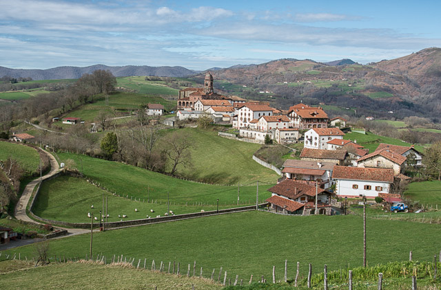 Town in the mountains in Navarra