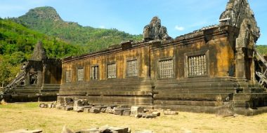 What Po templis Champasaka Laosa